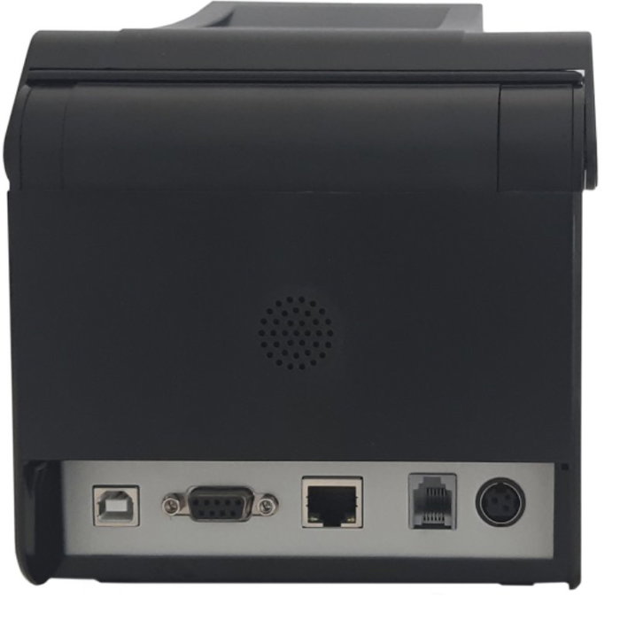 Approx appPOS80ALARM Impresora de Tickets Térmica, Ancho Papel 58 y 80mm, USB-RS232-LAN-RJ11, Negra